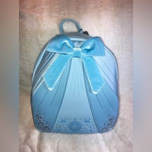 NEW Disney Princess Cinderella Cosplay Dress Gown Loungefly Backpack